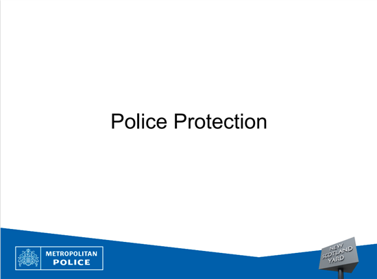 Police Protection Webinar Slides